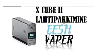 Smok X Cube II lahtipakkimine