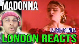 London boy FIRST Reaction to Madonna - La Isla Bonita (Official Video)