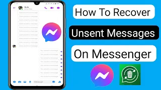 How to See Unsent Messages on Messenger (2024) | See Removed Messages on Messenger