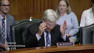 Sen. Whitehouse Defends the Child Tax Credit in a Finance Committee Hearing