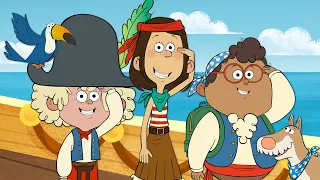 Learn Letter U - Z with Captain Seasalt and the ABC Pirates | Cartoons For Kids