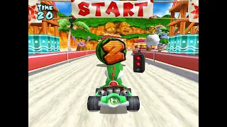 Mario Kart Arcade GP 2 Roll The Giant Watermelon To Goal 150cc 4K UHD 60Fps (Dolphin Emulator)