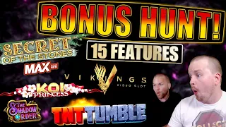 €5000 Bonus Hunt, Results From 15 Slot Bonuses #21