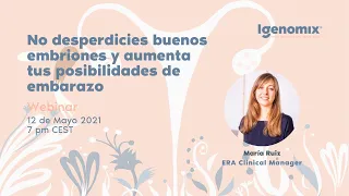 No desperdicies buenos embriones y aumenta tus posibilidades de embarazo | Maria Ruiz