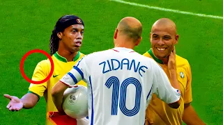 O DIA QUE ZIDANE DESTRUIU O BRASIL DE RONALDO E RONALDINHO