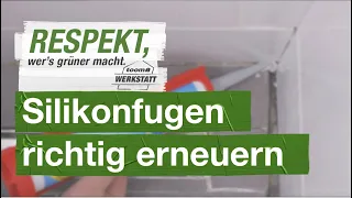 Silikonfugen richtig erneuern | toom Werkstatt