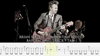 BRIAN SETZER - Summertime Blues [BASSLESS BACKING TRACK + TAB]