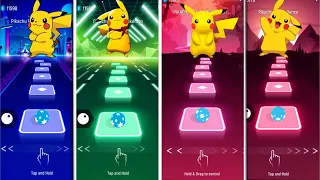 Pikachu vs Pikachu vs Pikachu vs Pikachu - Tiles Hop Battle with Epic Music