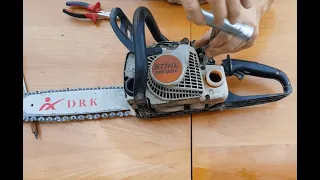 Restoration of a STIHL MS 180 C chainsaw | Part 1 - Disassembly