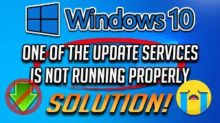 Fix Windows 10 Update Error One Of The Update Services Is Not Running Properly - [2024]