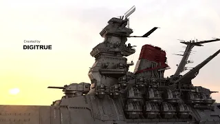 宇宙戦艦ヤマト3DCG制作_ティザー篇テスト動画（BGM追加版）