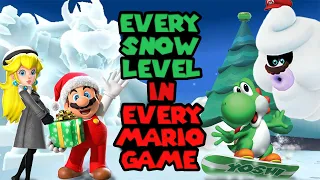 Every Snow Level in Every Mario Game