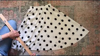 How to Level a Circle Skirt Hemline