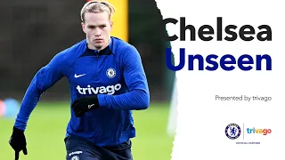 Mudryk WOWS squad with POWER shots! 💥 | Chelsea Unseen | Presented by trivago