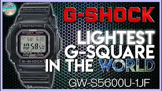 世界最軽量のGショックスクエア！ |カシオ Gショック GW-S5600U-1JF / GW-S5600-1JF 開封＆レビュー