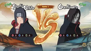 Itachi Uchiha vs Orochimaru — Naruto Shippuden Ultimate Ninja Storm 4