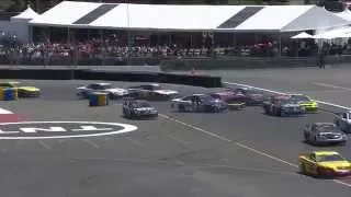 Nascar Sprint Cup Sonoma 2014 Bowyer and Harvick Crash