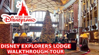 Disney Explorers Lodge Hotel Walkthrough Tour | Hong Kong Disneyland | 2023 | 4K