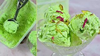 Pistachio Ice Cream | Super Soft Pista Ice Cream Recipe| Homemade Pistachio Ice cream