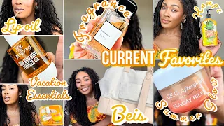 Current Favorites & MUST HAVES ! Perfume, Skincare, Travel Essentials & More ! Summer Glow ✨