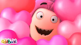 Newt Loves Valentines Day Balloons 💖 | Oddbods 1 Hour | Moonbug Kids No Dialogue Comedy Cartoons