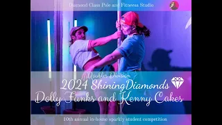 2024💎Dolly Funks & Kenny Cakes - 1st Place Doubles💎  Shining Diamonds pole dance  @DiamondPoleHobart