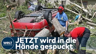 NACH TORNADO: Massive Zerstörungen - Tschechen krempeln die Ärmel hoch