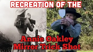 Can I Hit a Target While Aiming With a Mirror? Recreating the Annie Oakley Mirror Trick Shot