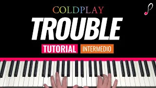 Como tocar "Trouble"(Coldplay) - Piano tutorial y partitura