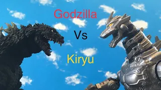 Godzilla VS Kiryu ( Godzilla stop motion)