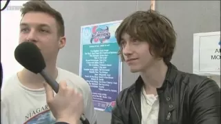 Arctic Monkeys chat to Huw Stephens at Radio 1's Big Weekend 2011