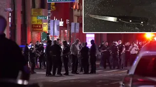 Unprovoked attack leaves 3 cops wounded, suspect critical, NYPD says