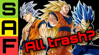 Ranking all Saiyan Forms in Dragonball!