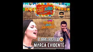 Juliette e Rodolffo cantando -Marca Evidente.