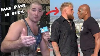 Sean Strickland DESTROYS Jake Paul For Fighting Mike Tyson