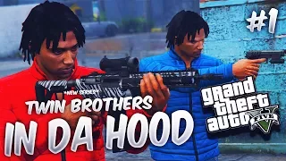 GTA 5 TWIN BROTHERS IN DA HOOD EP. 1 *NEW SERIES* 👬