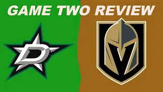 Game Review | Golden Knights Vs Stars | Round Three Game Two