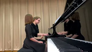 G.Bizet "Habanera for two" Piano arr. for 4 hands by V.Gryaznov (Maria Chmilenko & Maria Denkova)