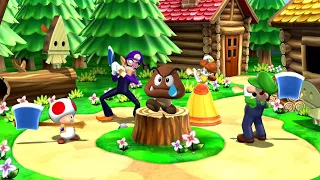 Mario Party 9 Minigames - Luigi vs Toad vs Daisy vs Waluigi (Master CPU)