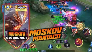 MOSKOV  FULL REGENERAÇÃO BUILD 2024! #mlbb #moskov #gameplay