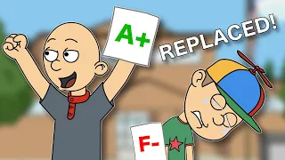 Classic Caillou swaps someones good grade/grounded