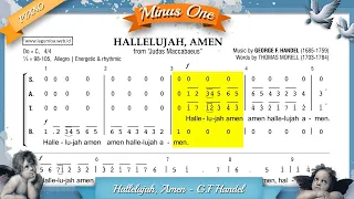 Hallelujah, Amen - G.F Handel - PIANO accompaniment - Iringan piano - Minus one