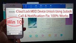 [Dec 21] Windows iCloud Lock MEID Device Unlock Using 3utools !! Call & Notification Fix 100% Works