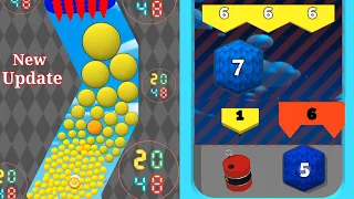 New Update Level in Puff Up - balloon puzzle vs merge word letter puzzle 🧩 2048 Ball gameplay part#1