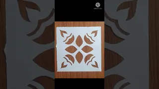 dipawali special rangoli design | rangoli stencil design | rangoli paper cutting #shorts