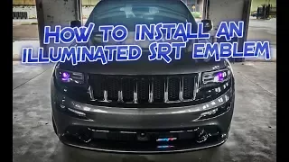 How to Install an illuminated SRT emblem