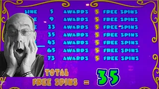 MAX FREE BONUS GAMES AWARDED ON STINKIN' RICH slot machine