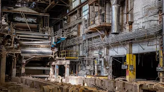 Exploring an Abandoned Paper Mill - Once the LARGEST in the World