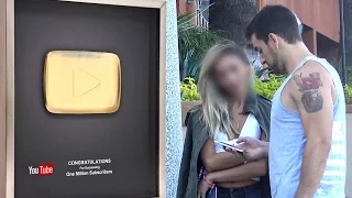 Fame Digger LEFT WITH BILL! Prank w/ Youtube Gold Play Button