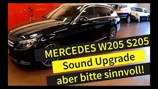 MERCEDES W205 S205  Standard Audio Upgrade auf DSP mit Burmester Subwoofern - Preis Leistung TOP!